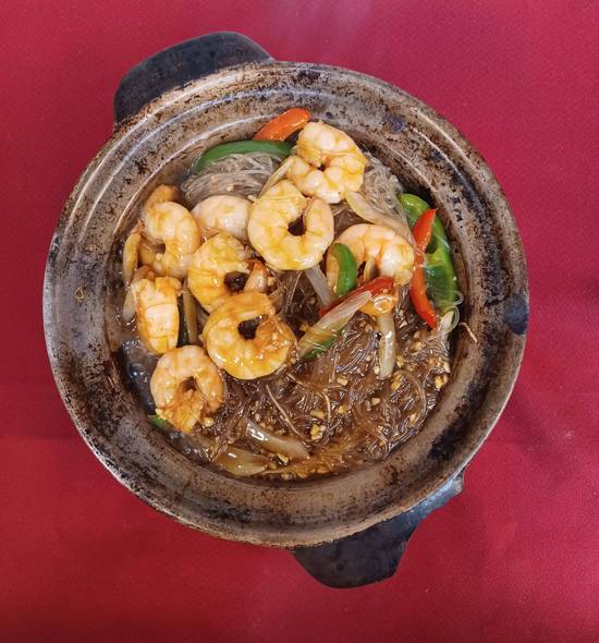 165. Prawn and Bean Vermicelli Hot Pot (粉絲蝦煲)